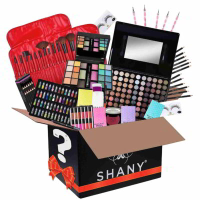 SHANY Gift Surprise - AMAZON EXCLUSIVE - All in One Makeup Bundle - Includes Pro Makeup Brush Set