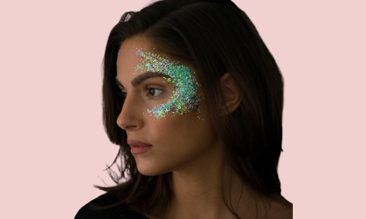 How to Apply Face Glitter