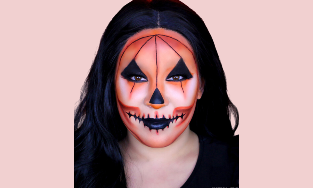 Pumpkin Face Makeup